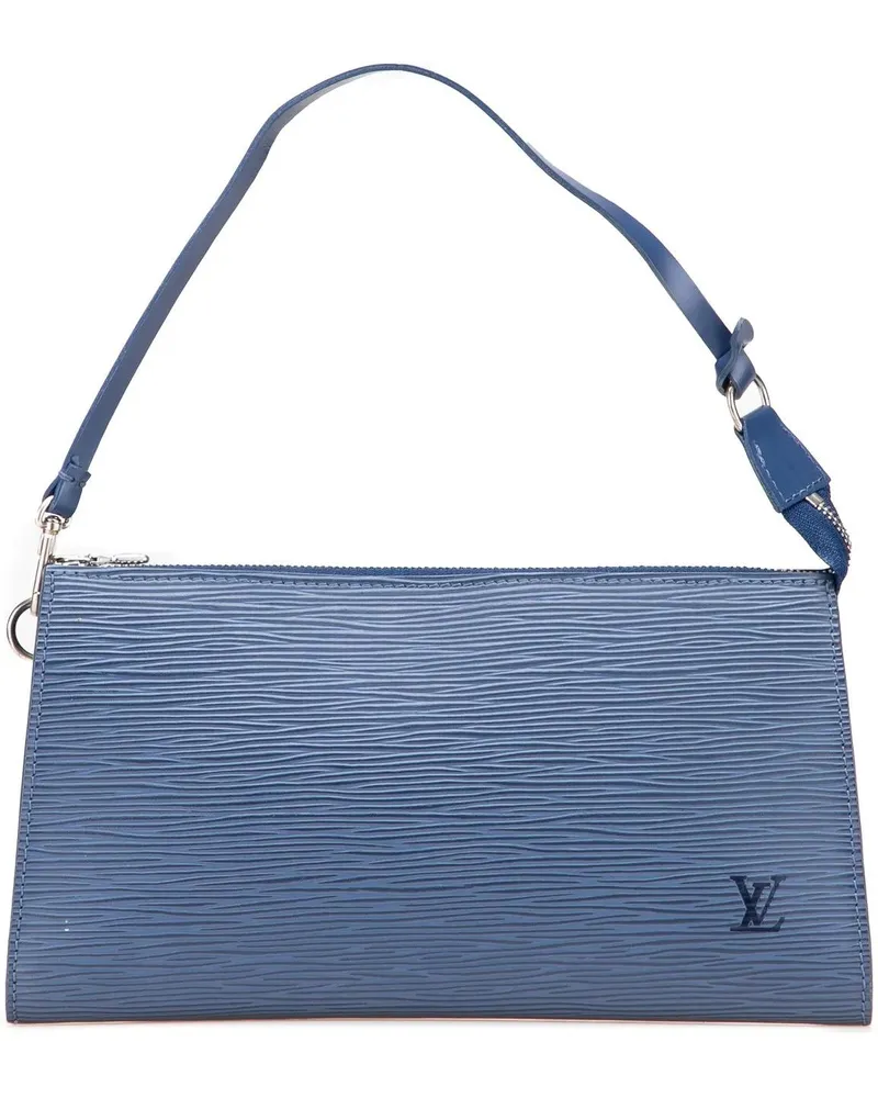 Louis Vuitton Hobo Bags 2004 Epi Pochette Accessoires blau Blau