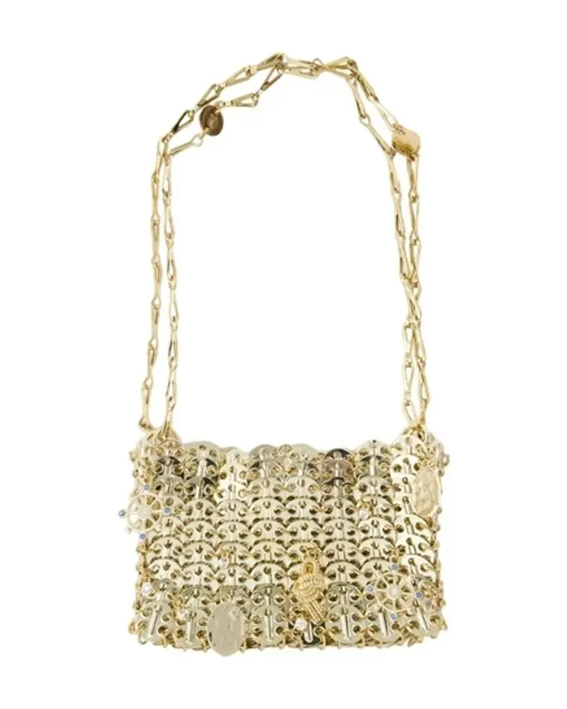 Paco Rabanne Hobo Bags Shoulder Bag - Metal - Gold goldfarben 