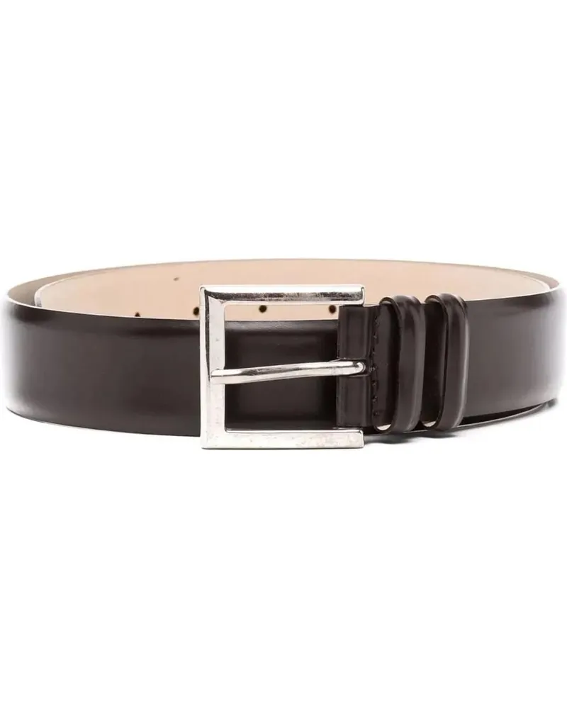 Orciani Gürtel cintura classica calf in pelle brown Braun