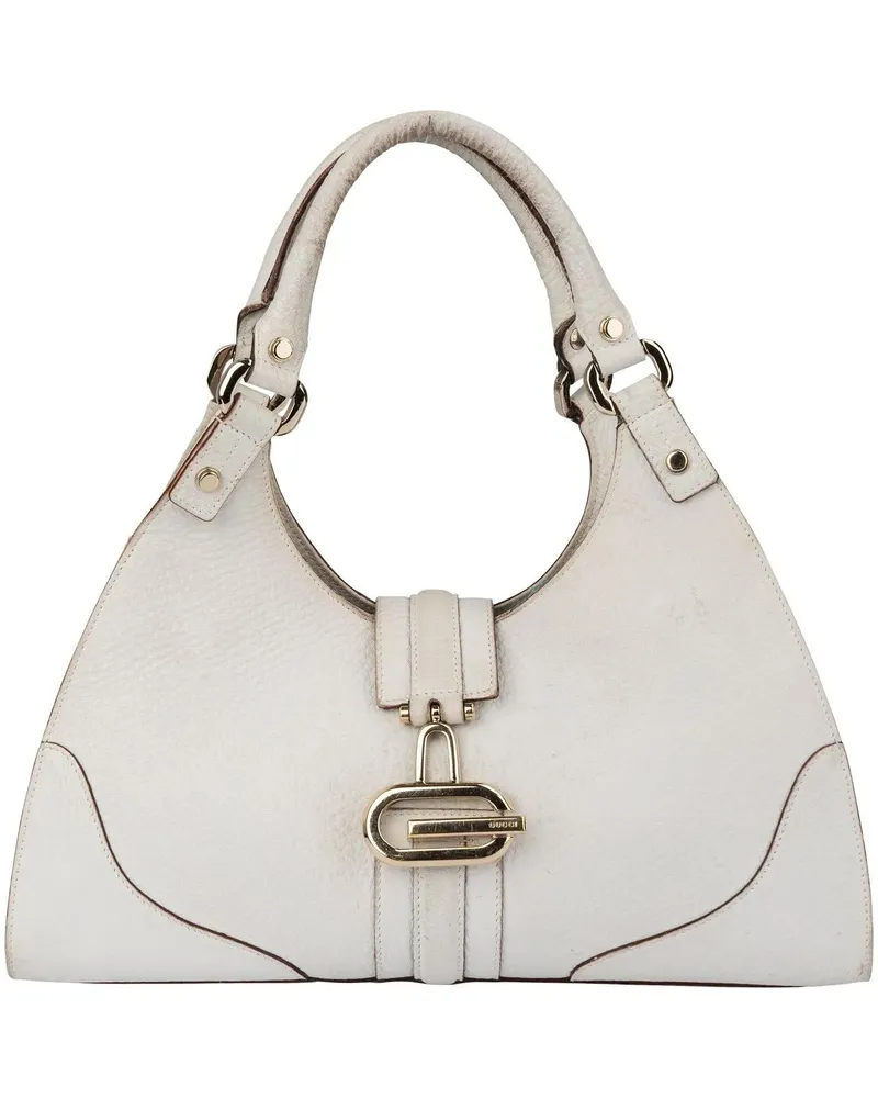 Gucci Crossbody Bags  White Leather Jackie Handbag weiß Weiß