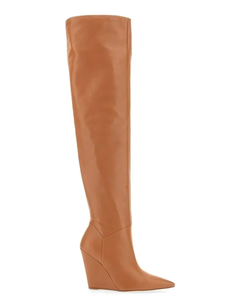Stuart Weitzman Stiefel Saloon 100 Wedge Boot braun Braun