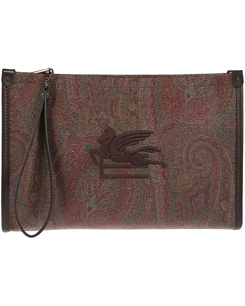 Etro Businesstaschen & Reisegepäck Large Arnica Pouchette Brown braun Braun