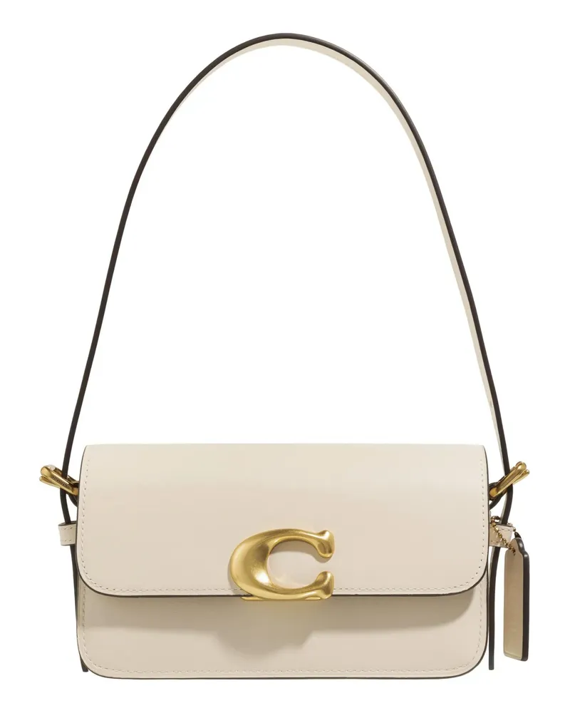 Coach Crossbody Bags Refined Calf Leather Zoe Shoulder Bag creme Creme