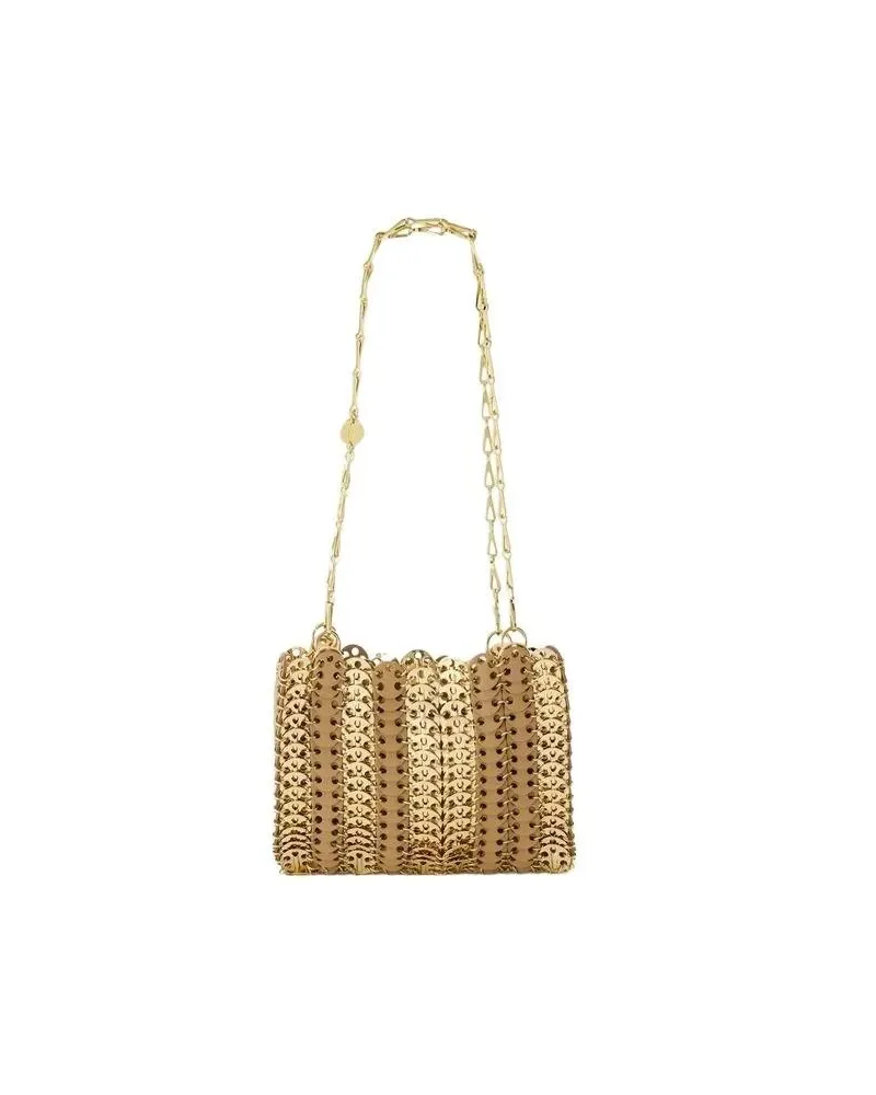 Paco Rabanne Hobo Bags Purse - Leather - Gold goldfarben Gold