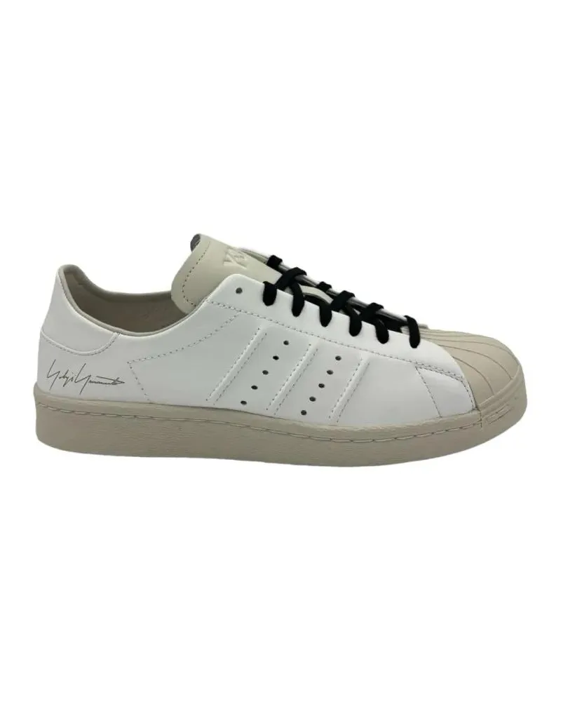 Y-3 Low-Top Sneaker Low-Top Sneakers With Smooth Leather Upper weiß Weiß