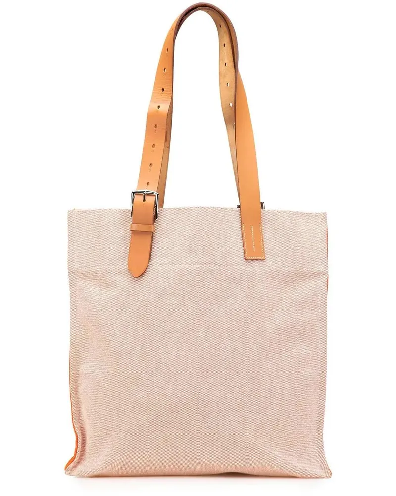 Hermès Shopper Canvas Etriviere Shopping Tote orange Orange