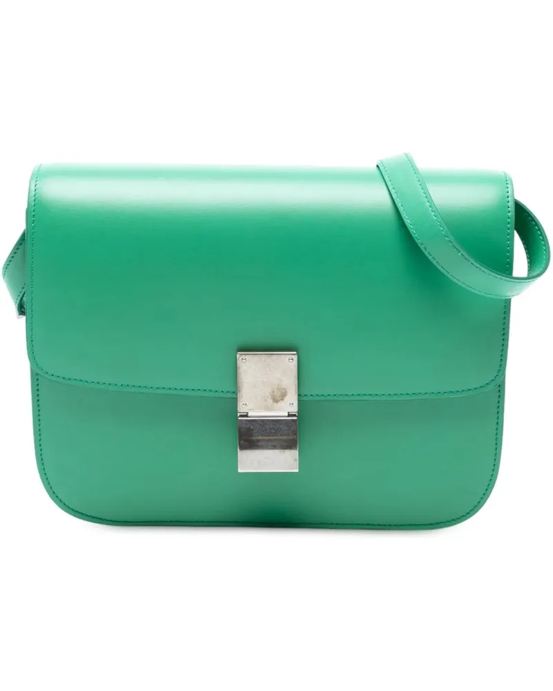 Celine Hobo Bags Medium Calfskin Classic Box grün Grün