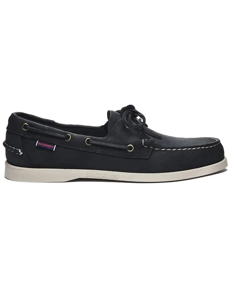 Sebago Loafer Flat Shoes Blue Navy blau Blau