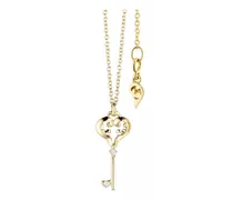 Halskette necklace "Joy", 4 diamonds brilliant cut 0.01ct, l
