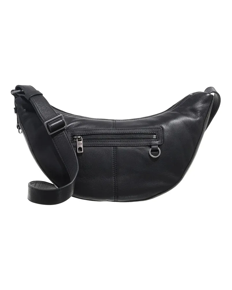 Liebeskind Hobo Bags Moon With Zips Sheep Natural schwarz Schwarz