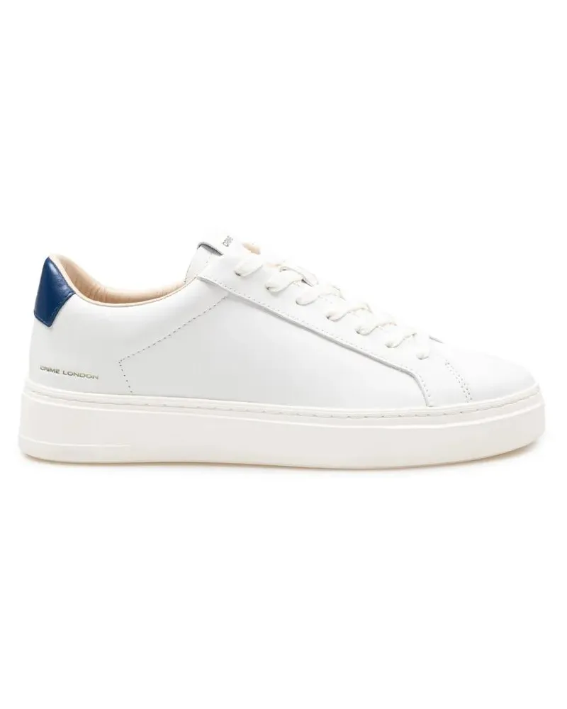 Crime Low-Top Sneaker White/Blue Crime Leather Sneakers weiß Weiß