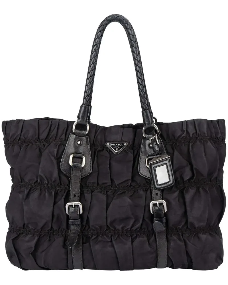 Prada Crossbody Bags  Quilted Nylon Triangle Handbag bunt Bunt