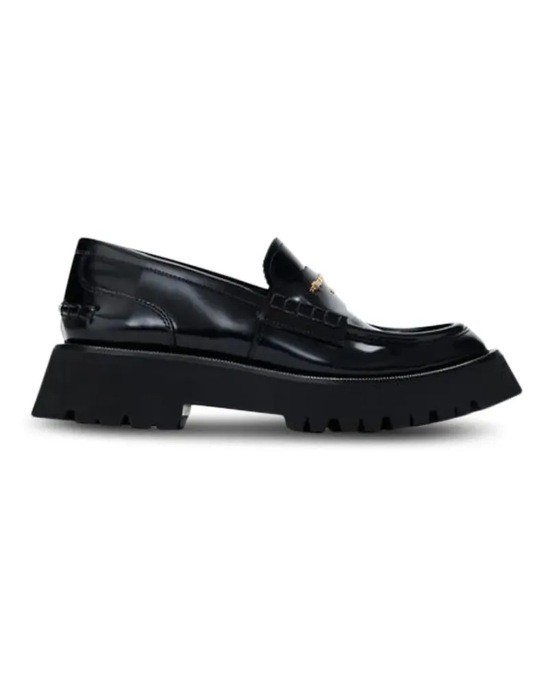 Alexander Wang Lug Sole Loafers With Silhouette schwarz Schwarz
