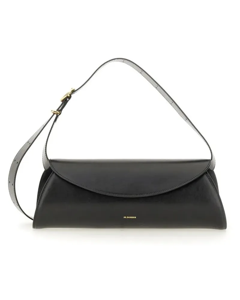 Jil Sander Hobo Bags "Cannolo" Large Bag schwarz Schwarz
