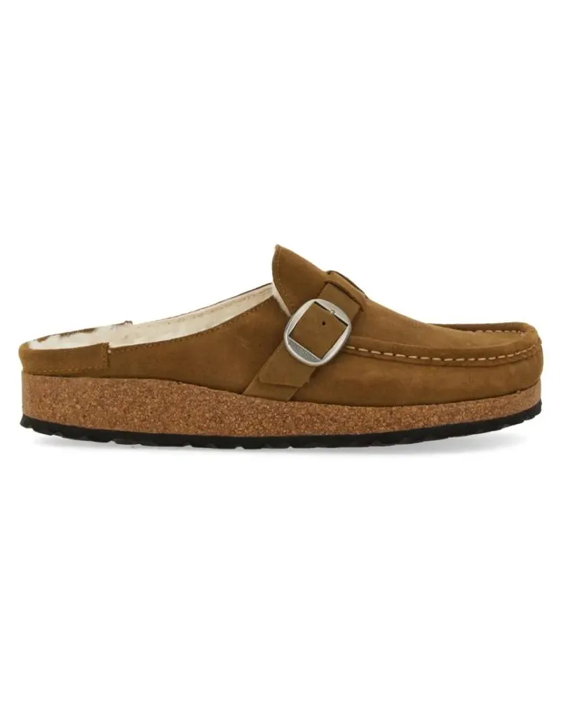 Birkenstock Slipper & Pantoletten Buckley In Shearling braun Braun