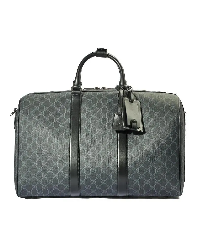 Gucci Koffer Medium Gg Supreme Duffel Bag Black schwarz Schwarz