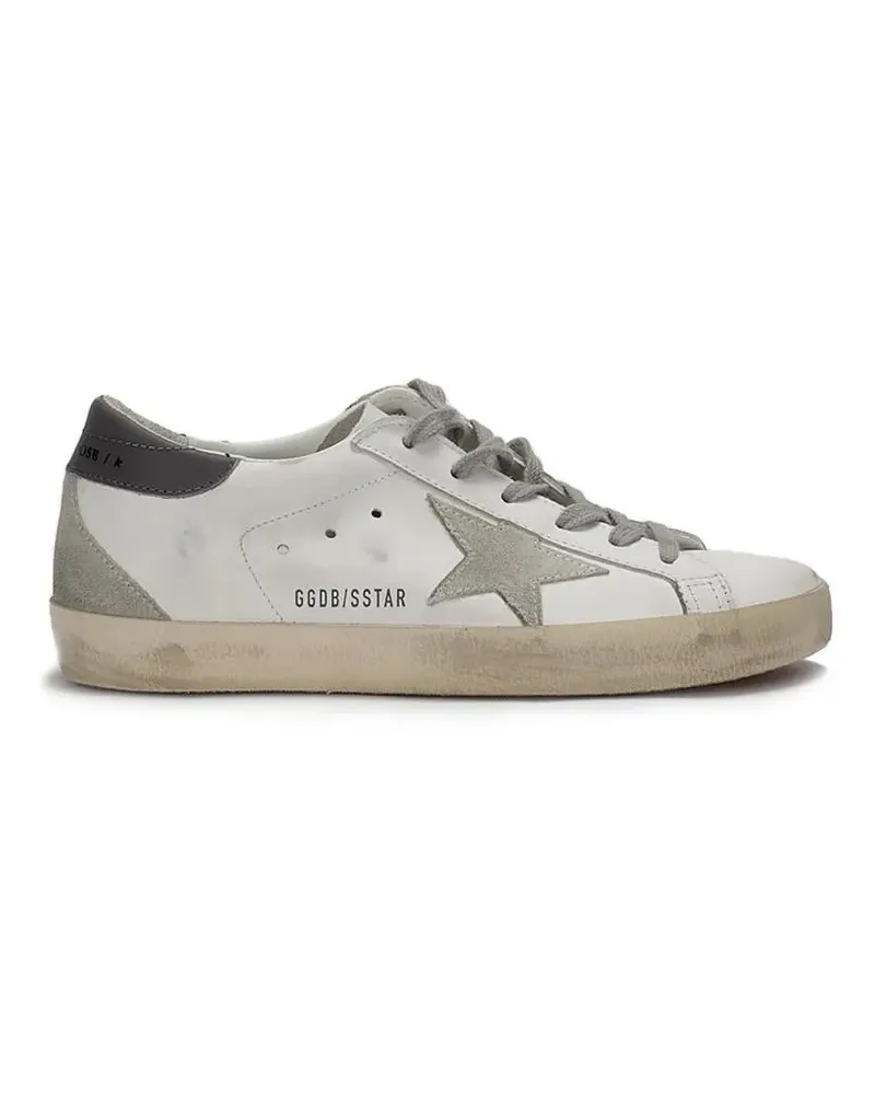 Golden Goose Low-Top Sneaker Super-Star Sneakers With Leather weiß Weiß