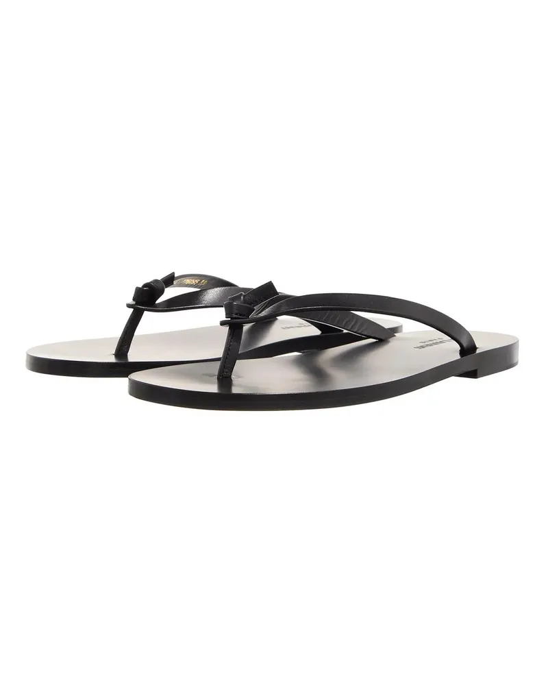 Saint Laurent Sandalen & Sandaletten Laguna Flip Flop Sandals Schwarz