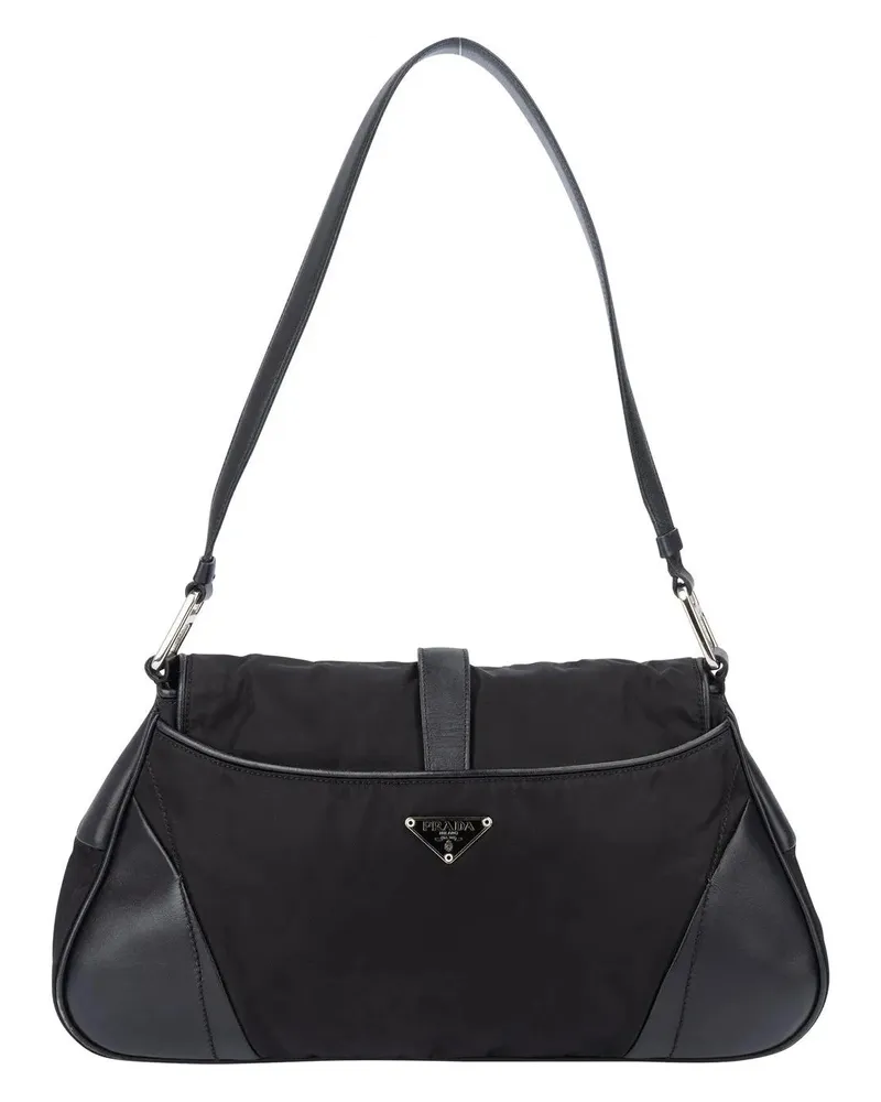 Prada Crossbody Bags  Black Nylon Triangle Shoulder Bag bunt Bunt