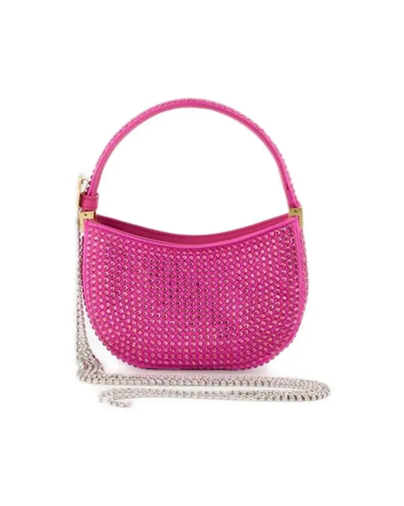 Magda Butrym Hobo Bags Micro Vesna  Hobo Bag  - Pink - Strass pink Rosa