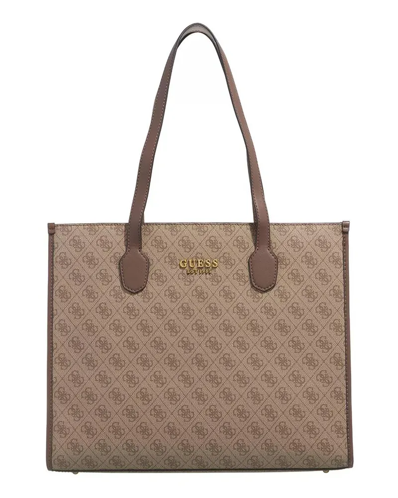 Guess Shopper & Totes Silvana Girlfriend Tote braun Braun