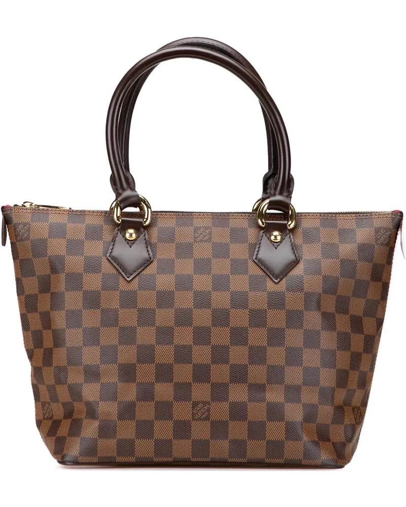 Louis Vuitton Crossbody Bags Damier Ebene Saleya PM braun Braun