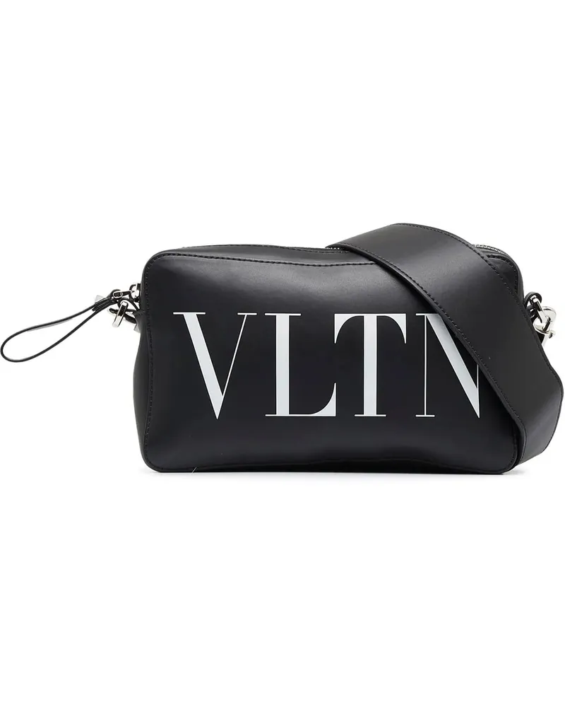 Valentino Garavani Hobo Bags 2000-2022 VLTN Crossbody Bag schwarz Schwarz