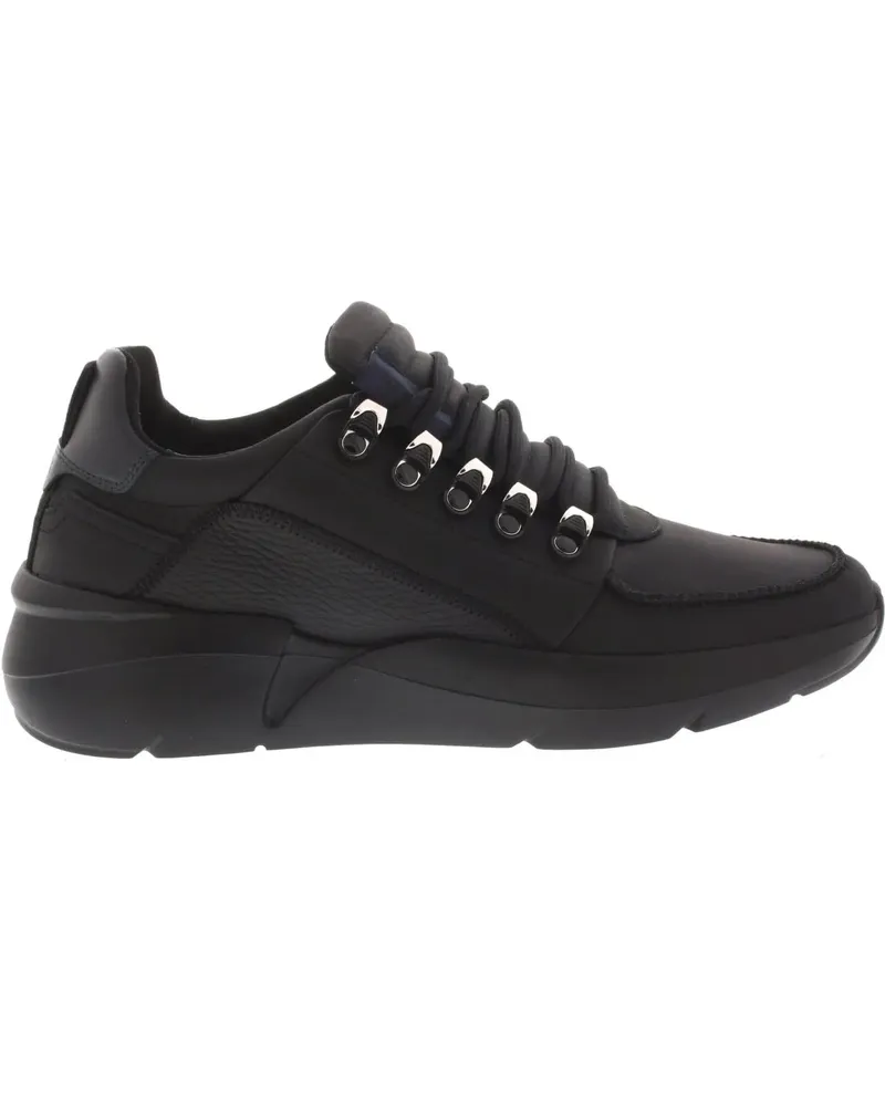 Nubikk Low-Top Sneaker Sneakers Roque Roman Black Zwart schwarz Schwarz