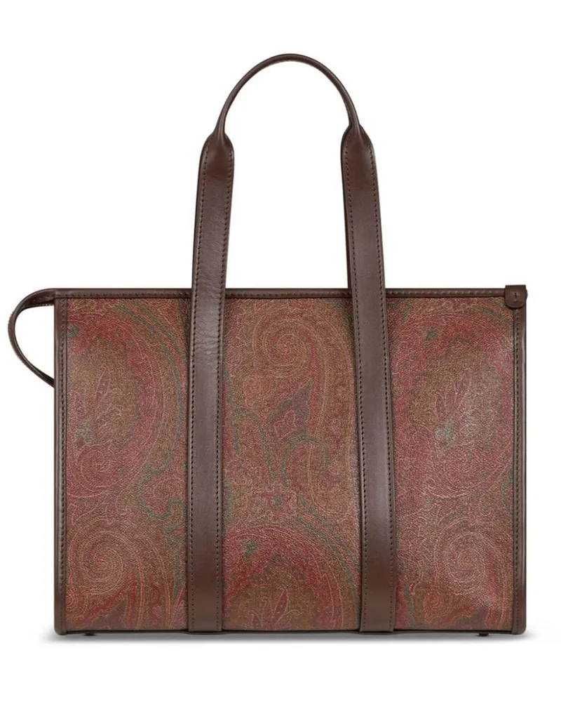 Etro Hobo Bags Paisley Pattern Top Handle Bauletto Bag bunt Bunt
