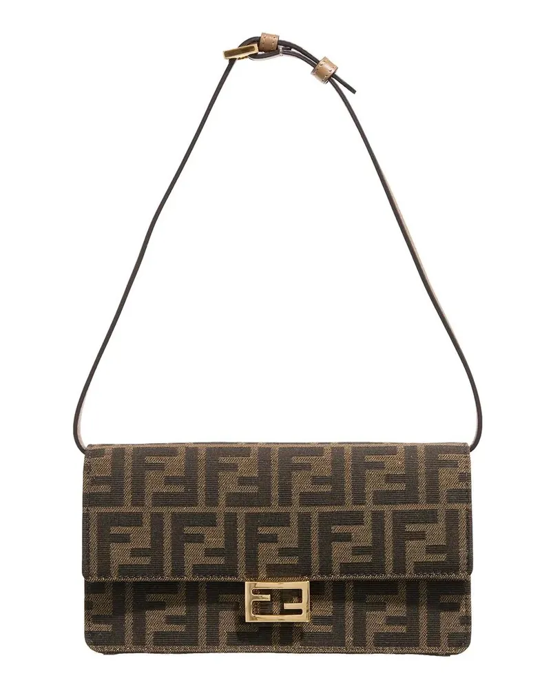 Fendi Portemonnaie Wallet on Chain Baguette braun Braun