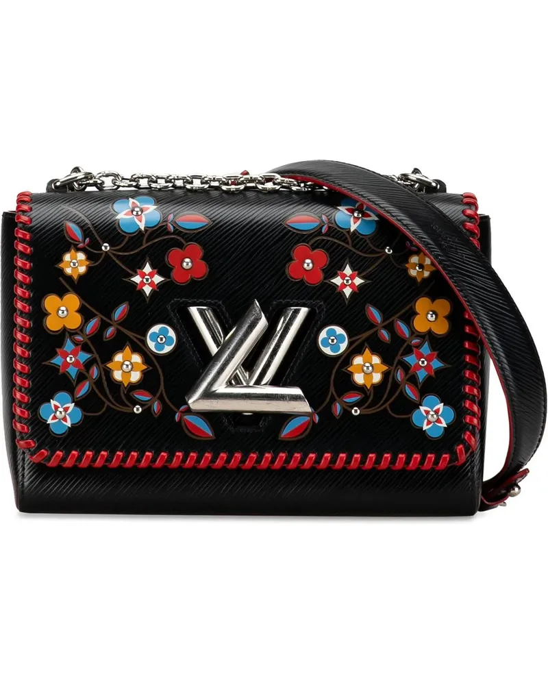 Louis Vuitton Hobo Bags Limited Edition Blooming Flowers Epi Twist MM schwarz Schwarz