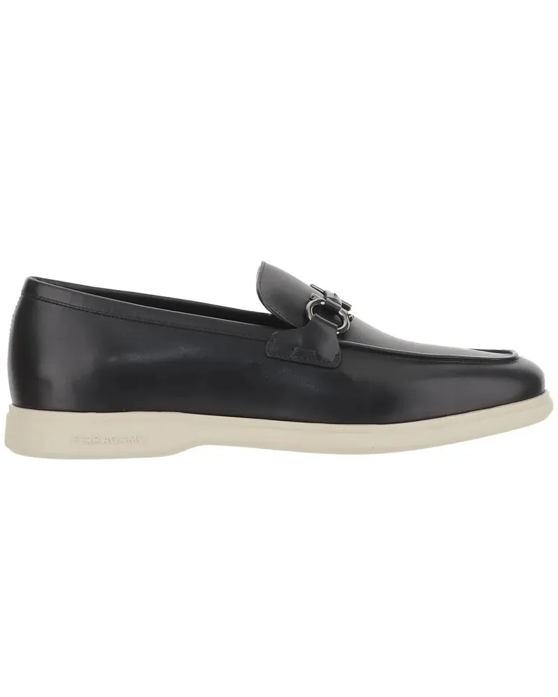 Ferragamo Loafer Ganicini Leather Loafers schwarz Schwarz