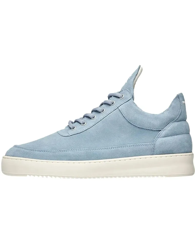 Filling Pieces Low-Top Sneaker Low Top Organic Suede Sky blau Blau