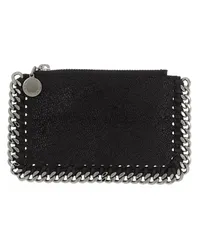 Stella McCartney Portemonnaie Falabella Card Case Leather Schwarz