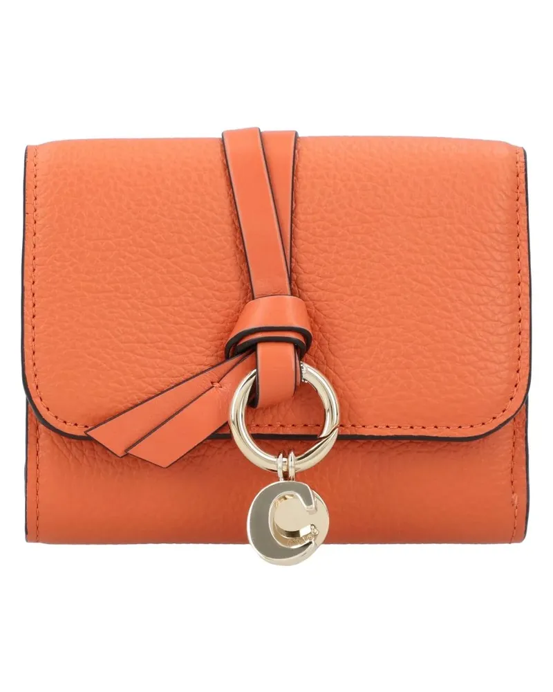 Chloé Portemonnaie Small Alphabet Tri-Fold Wallet Orange orange Orange