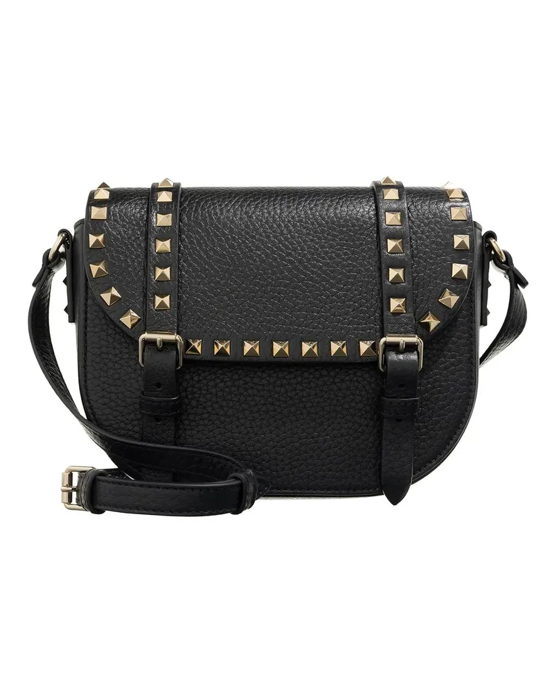 Valentino Garavani Crossbody Bags Small Messenger Rockstud Bag schwarz Schwarz