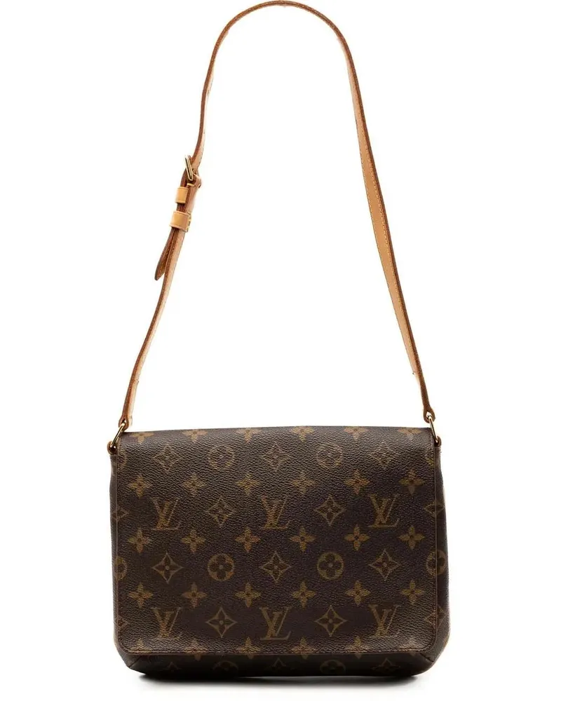 Louis Vuitton Hobo Bags Monogram Musette Tango Short Strap braun Braun