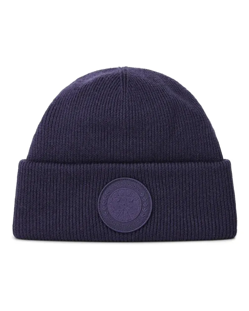 Canada Goose Caps & Mützen Beanie Arctic aus Wolle blau Blau