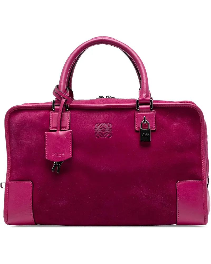 Loewe Crossbody Bags Suede Amazona 36 rosa Gold