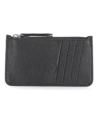 Maison Margiela Portemonnaies Four Stitches Wallet Schwarz