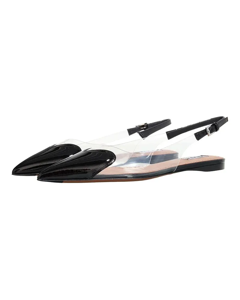 Alaïa Loafer Flat Slingbacks schwarz Schwarz
