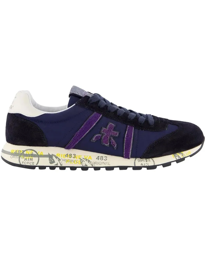 Premiata Low-Top Sneaker Dames Lucy Sneaker Blauw/Paars blau Blau