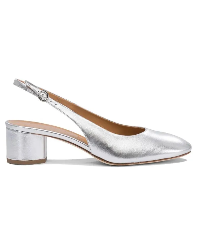 aeyde Hohe Schuhe "Romy" Slingback weiß Weiß