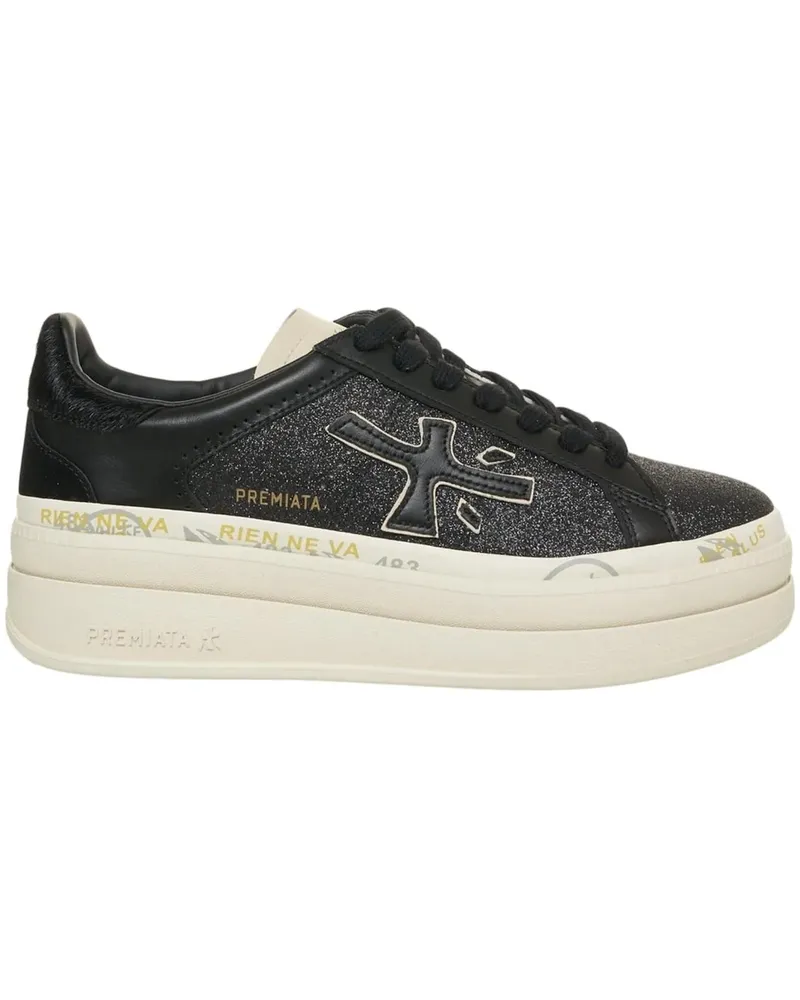 Premiata Low-Top Sneaker Sneakers 'Claudia' schwarz Schwarz