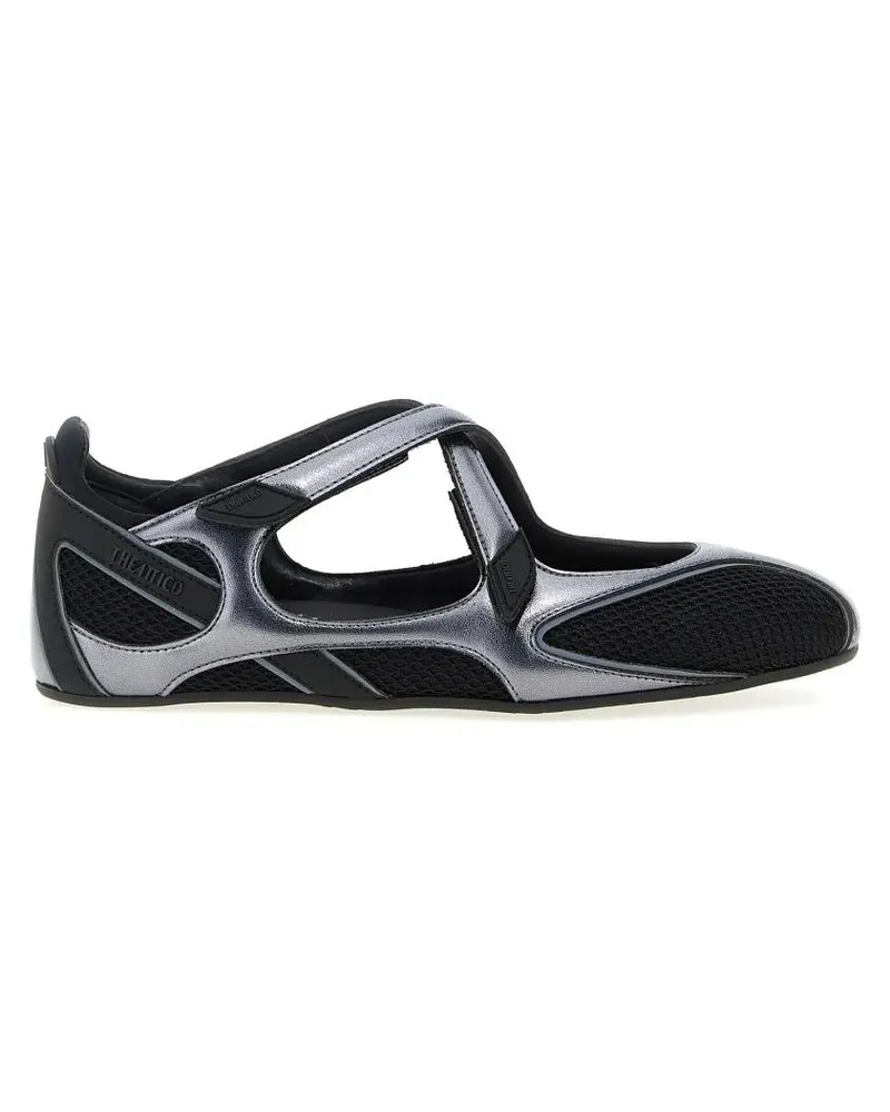 ATTICO Floor 01' Ballet Flats schwarz Schwarz