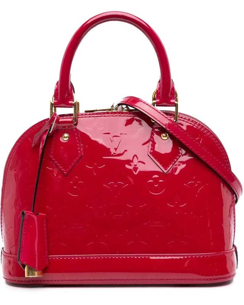 Louis Vuitton Hobo Bags Monogram Vernis Alma BB rot Rot