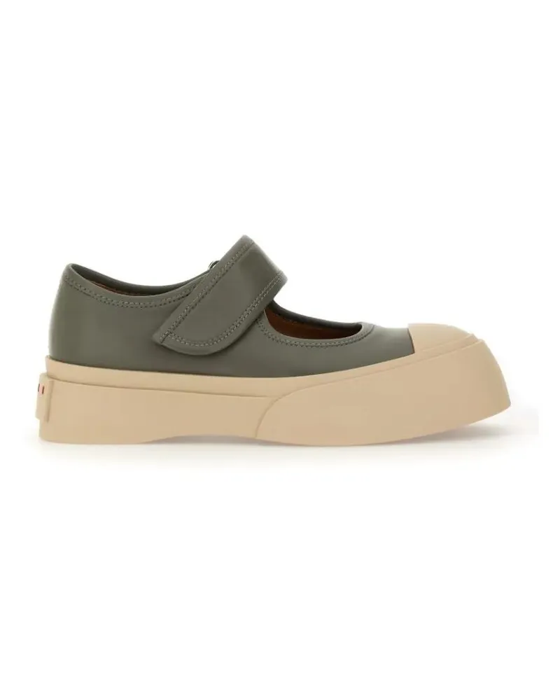 Marni Low-Top Sneaker Mary Jane Sneakers grün Grün