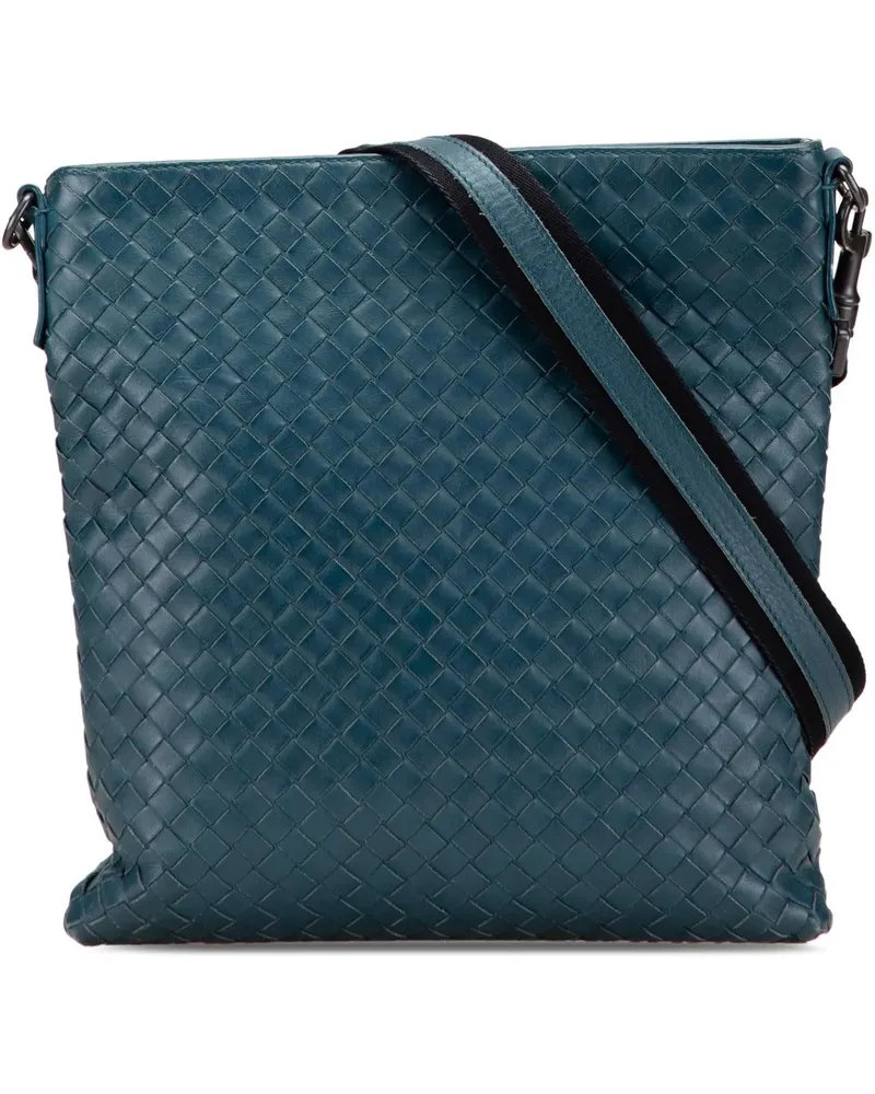 Bottega Veneta Hobo Bags Nappa Intrecciato VN Crossbody blau Blau