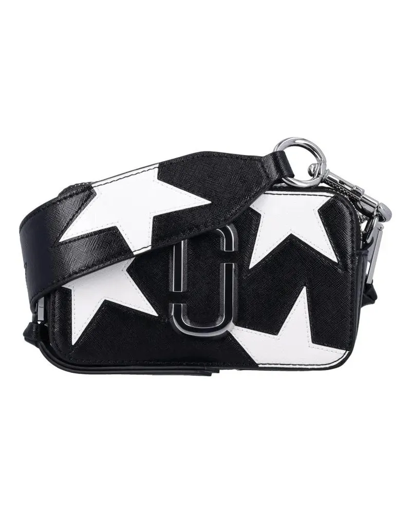 Marc Jacobs Crossbody Bags The Star Patchwork Snapshot schwarz Schwarz