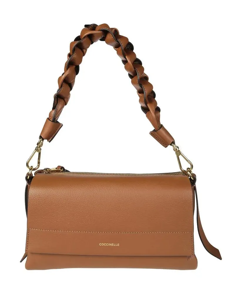 Coccinelle Hobo Bags Boheme Grana Double Hand Bag braun Braun